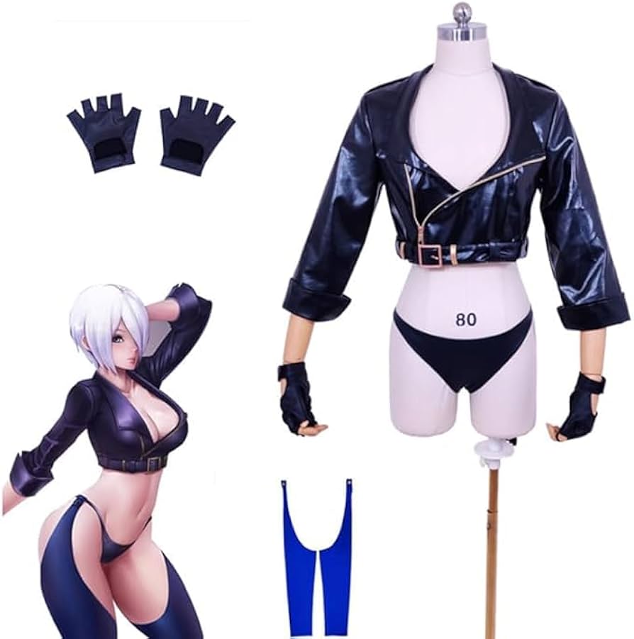 KOF アンヘル コスプレ衣装 フルセット Amazon.co.jp: kof アンヘル コスプレ衣装(ウィッグ 靴別売り